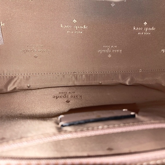 Kate Spade Black and Cream Shoulder Bag with Tan Accents - Picture 5 of 12